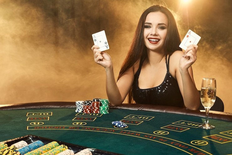 Antarmuka taruhan dan kontrol permainan Interface taruhan Teen Patti di platform maniakplay
